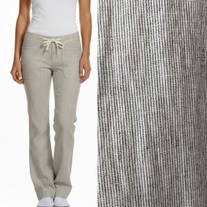 The North Face Striped Linen Wide Leg Pants 4